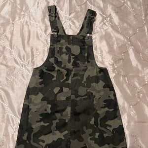 Wild Fable Camo Overall Mini Dress NWOT Condition